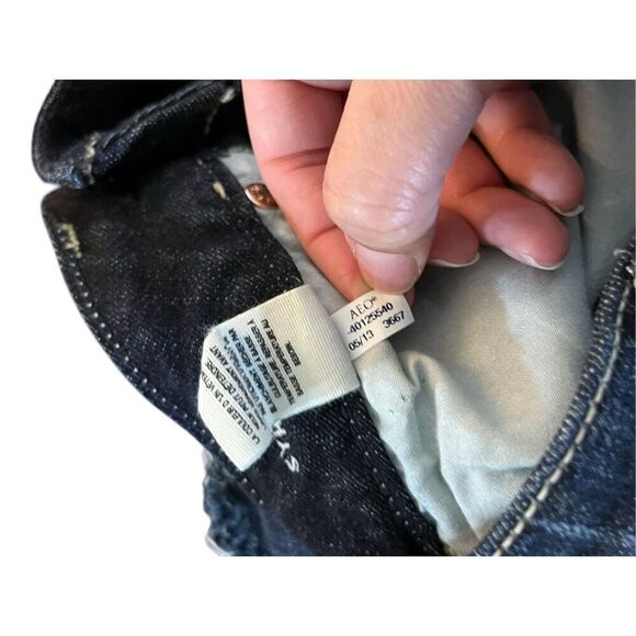 American Eagle Stretch Jean Shorts Size 2 - Picture 8 of 8